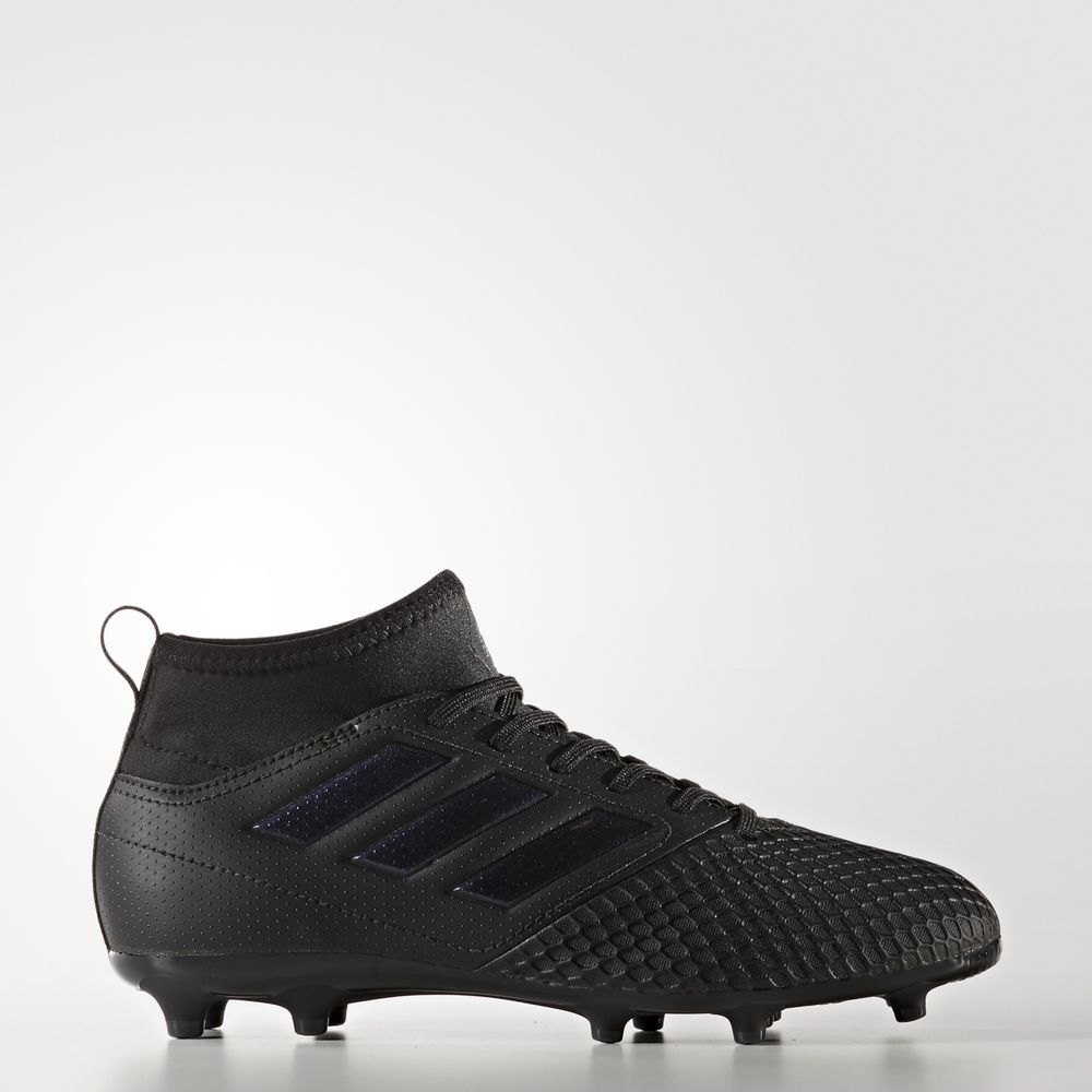 Adidas Ace 17.3 Firm Ground - ποδοσφαιρικα παπουτσια για αγορια - Μαυρα,Μέγεθος: EU 27 – 39 1/3 (276